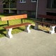 Parkové betonové lavičky
