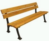 Parková lavička - litina-dřevo MM700212