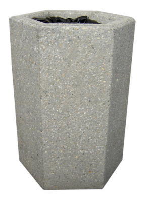 Odpadkový koš - beton-ocel MM800040