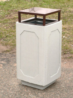 Odpadkový koš - beton-ocel MM800216