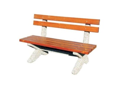 Parková lavička - beton-dřevo MM800289